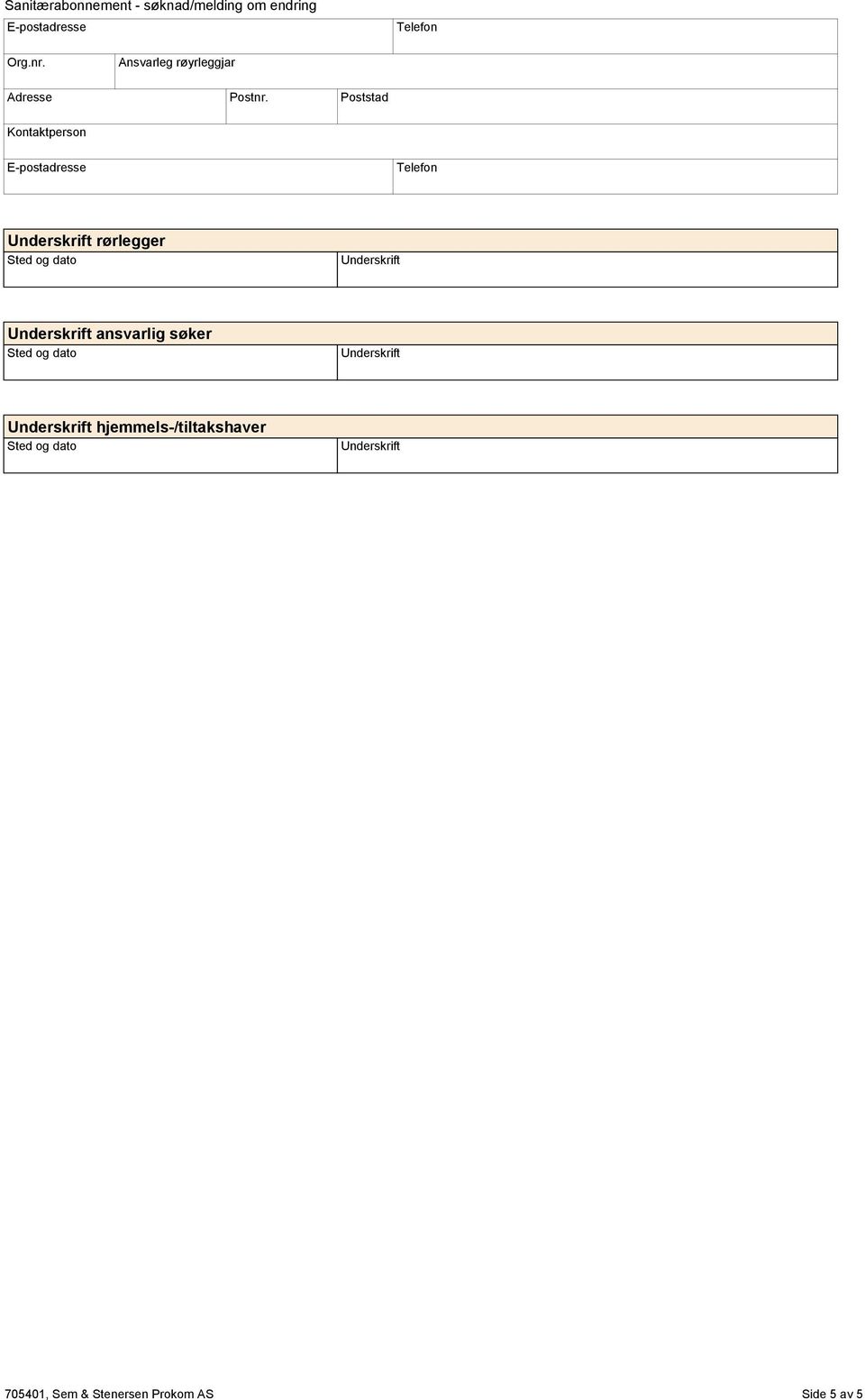 Poststad Kontaktperson E-postadresse