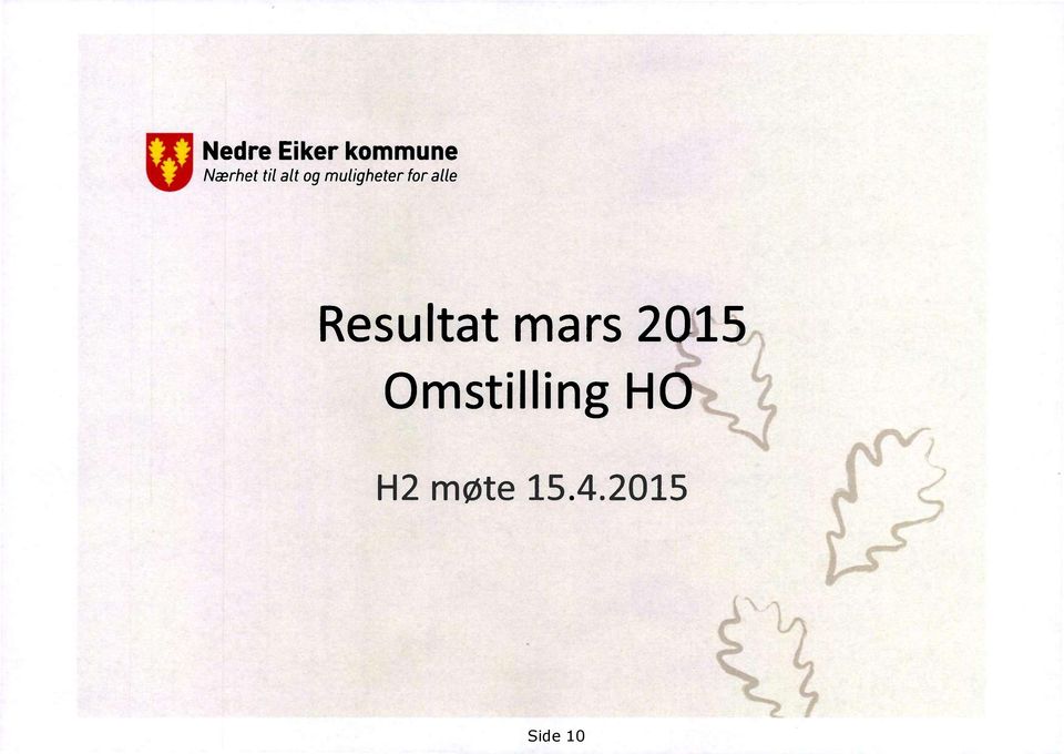 alle Resultat mars 2015