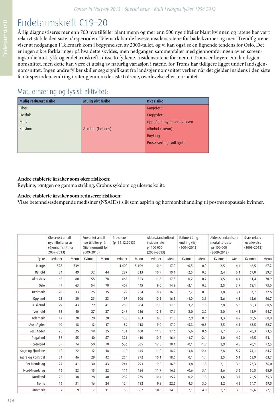 Det er ingen sikre forklaringer på hva dette skyldes, men nedgangen sammenfaller med gjennomføringen av en screeningstudie mot tykk og endetarmskreft i disse to fylkene.