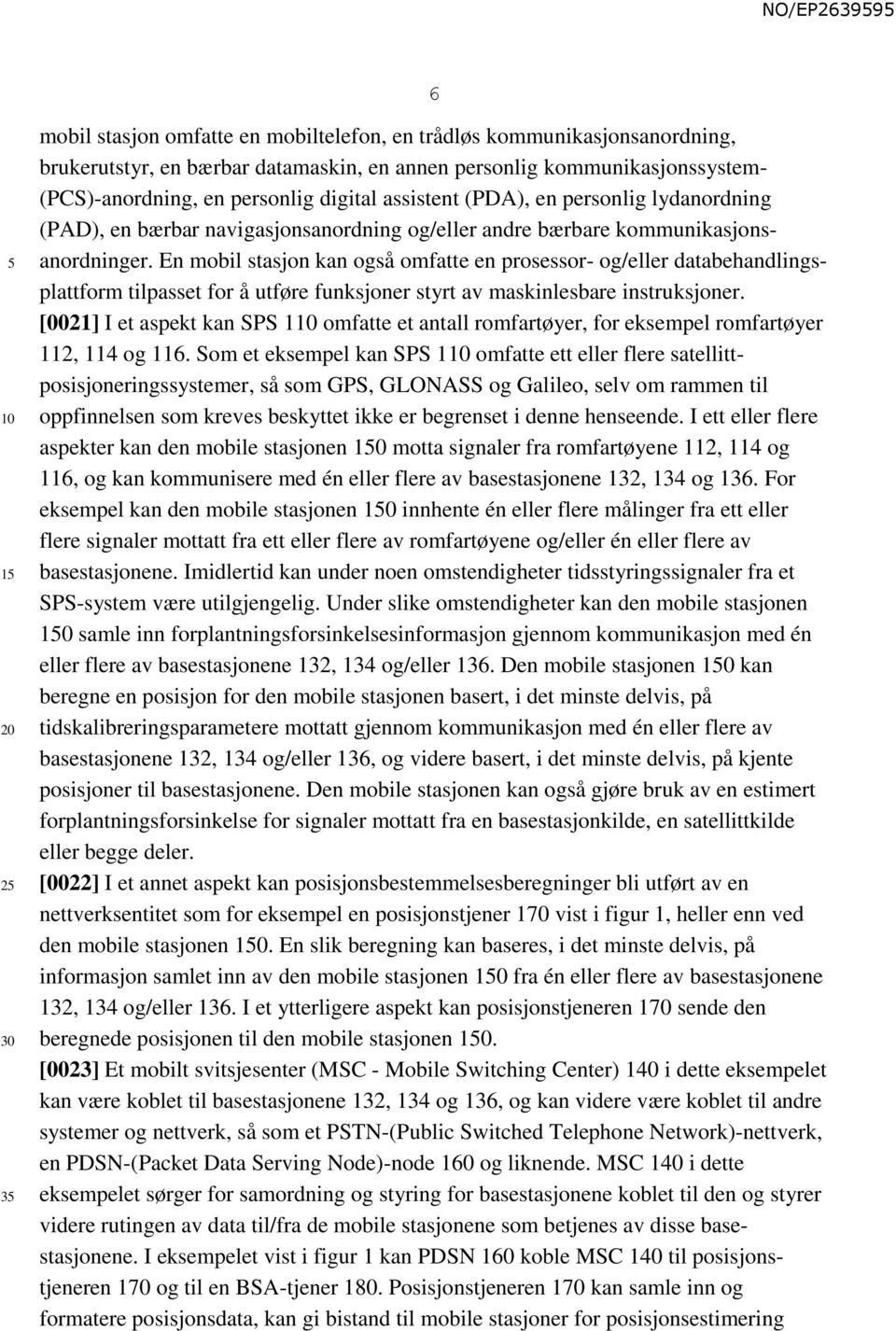 En mobil stasjon kan også omfatte en prosessor- og/eller databehandlingsplattform tilpasset for å utføre funksjoner styrt av maskinlesbare instruksjoner.