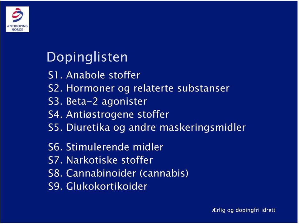 Antiøstrogene stoffer S5.