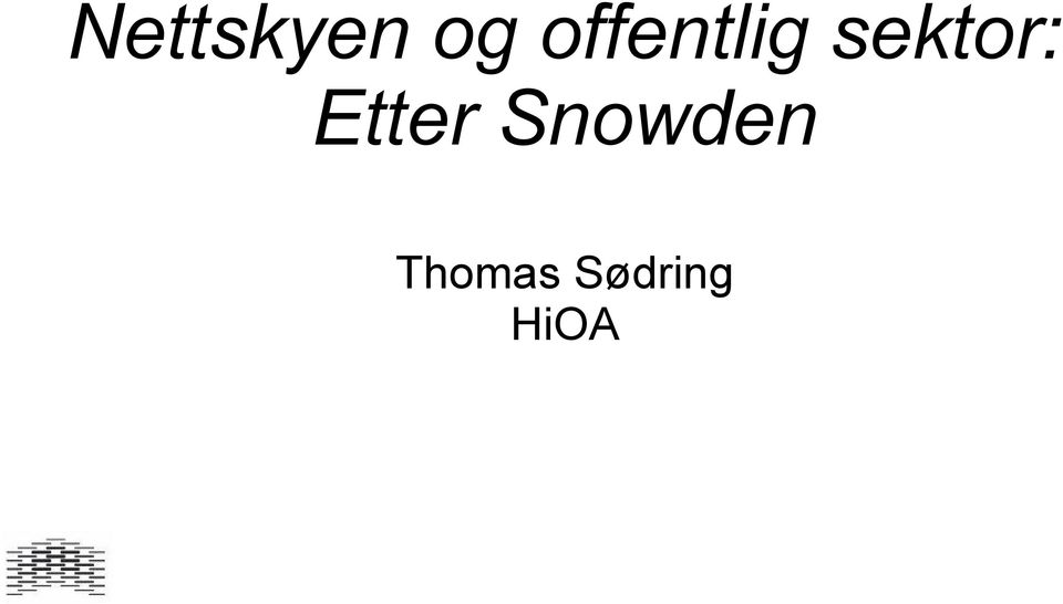 sektor: Etter