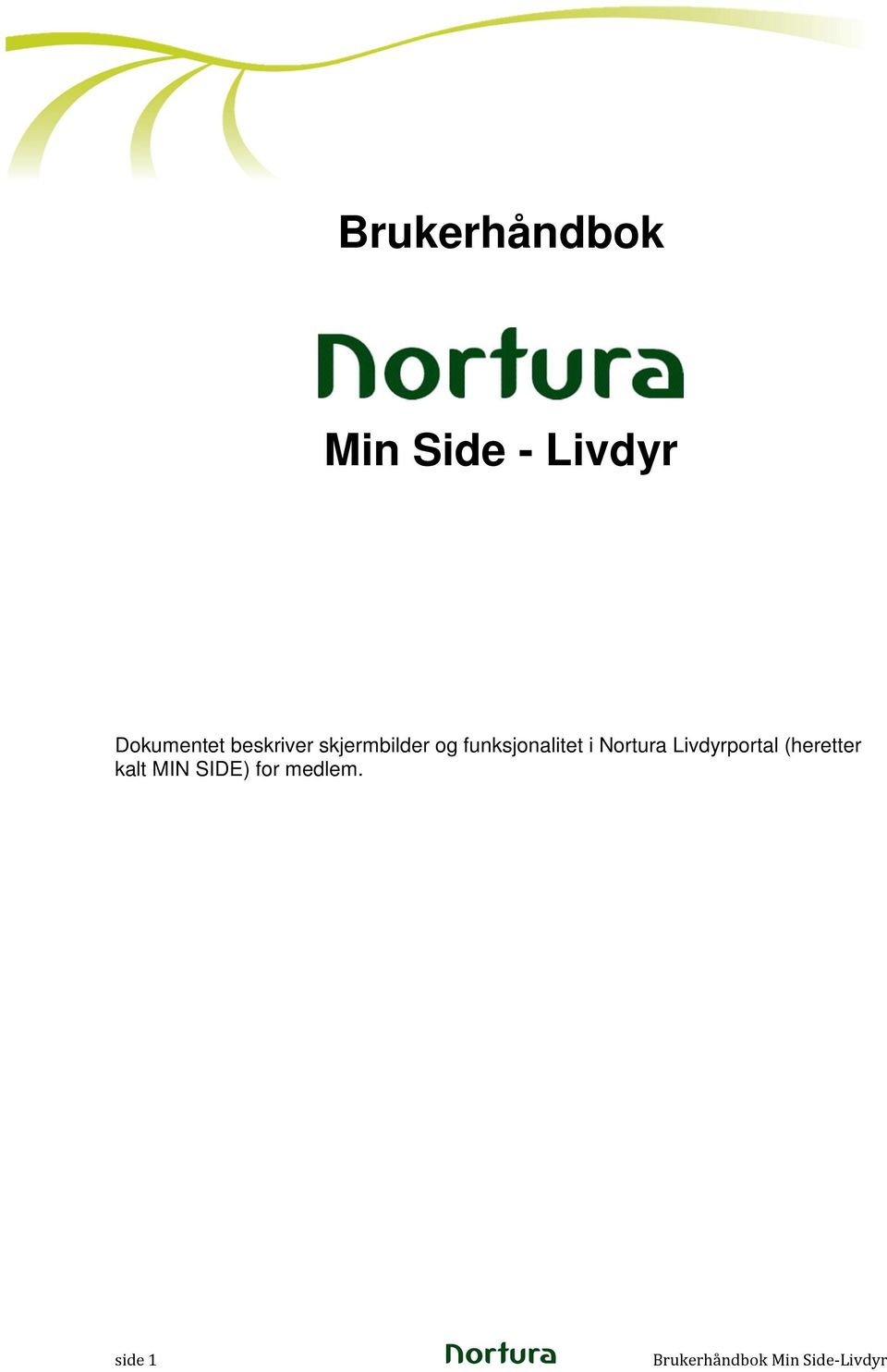 funksjonalitet i Nortura Livdyrportal