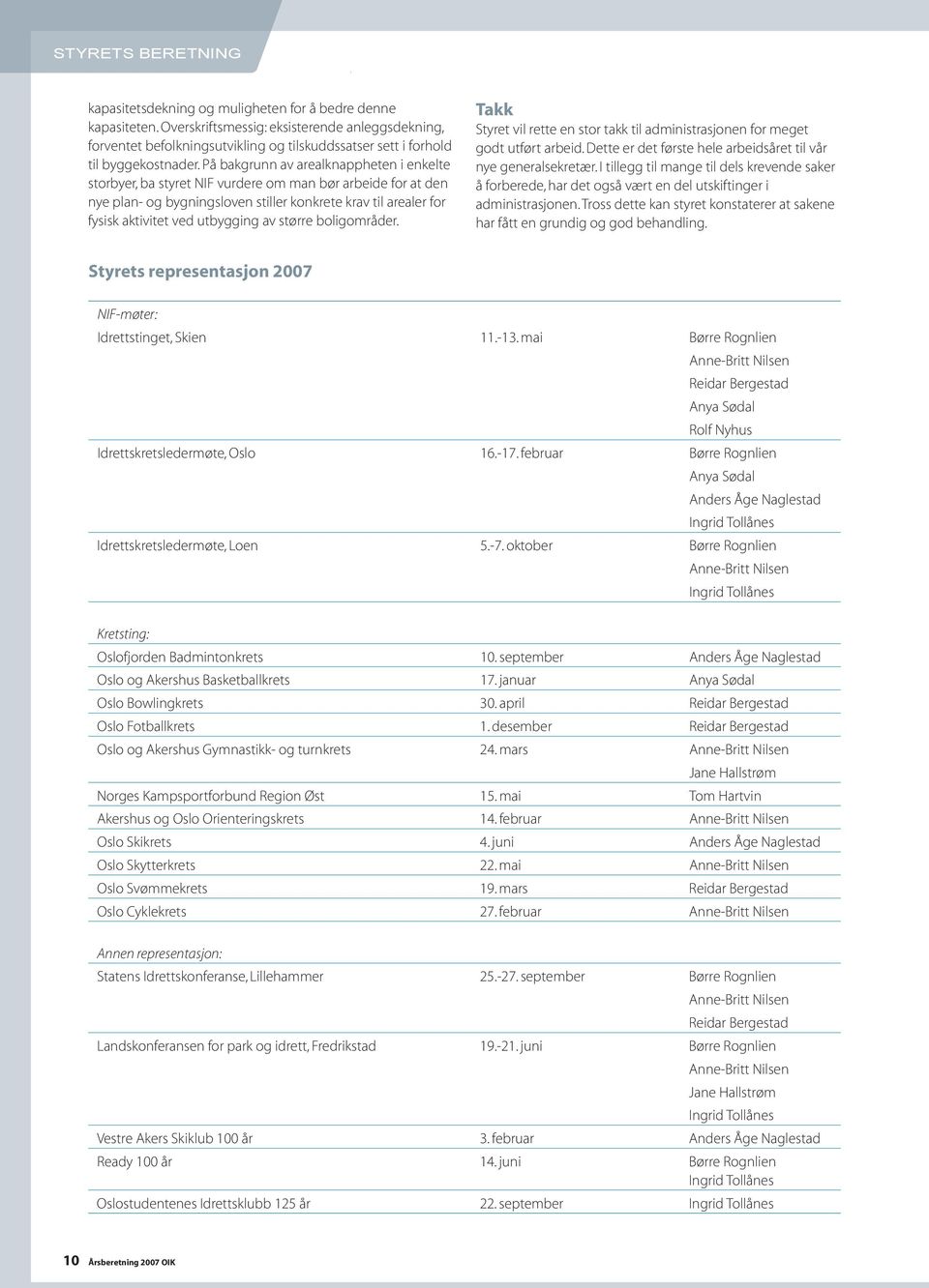 På bakgrunn av arealknappheten i enkelte storbyer, ba styret NIF vurdere om man bør arbeide for at den nye plan- og bygningsloven stiller konkrete krav til arealer for fysisk aktivitet ved utbygging