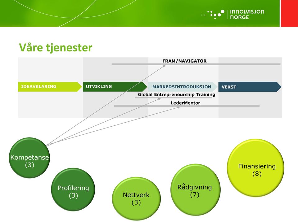 Training LederMentor Kompetanse (3) Finansiering (8)