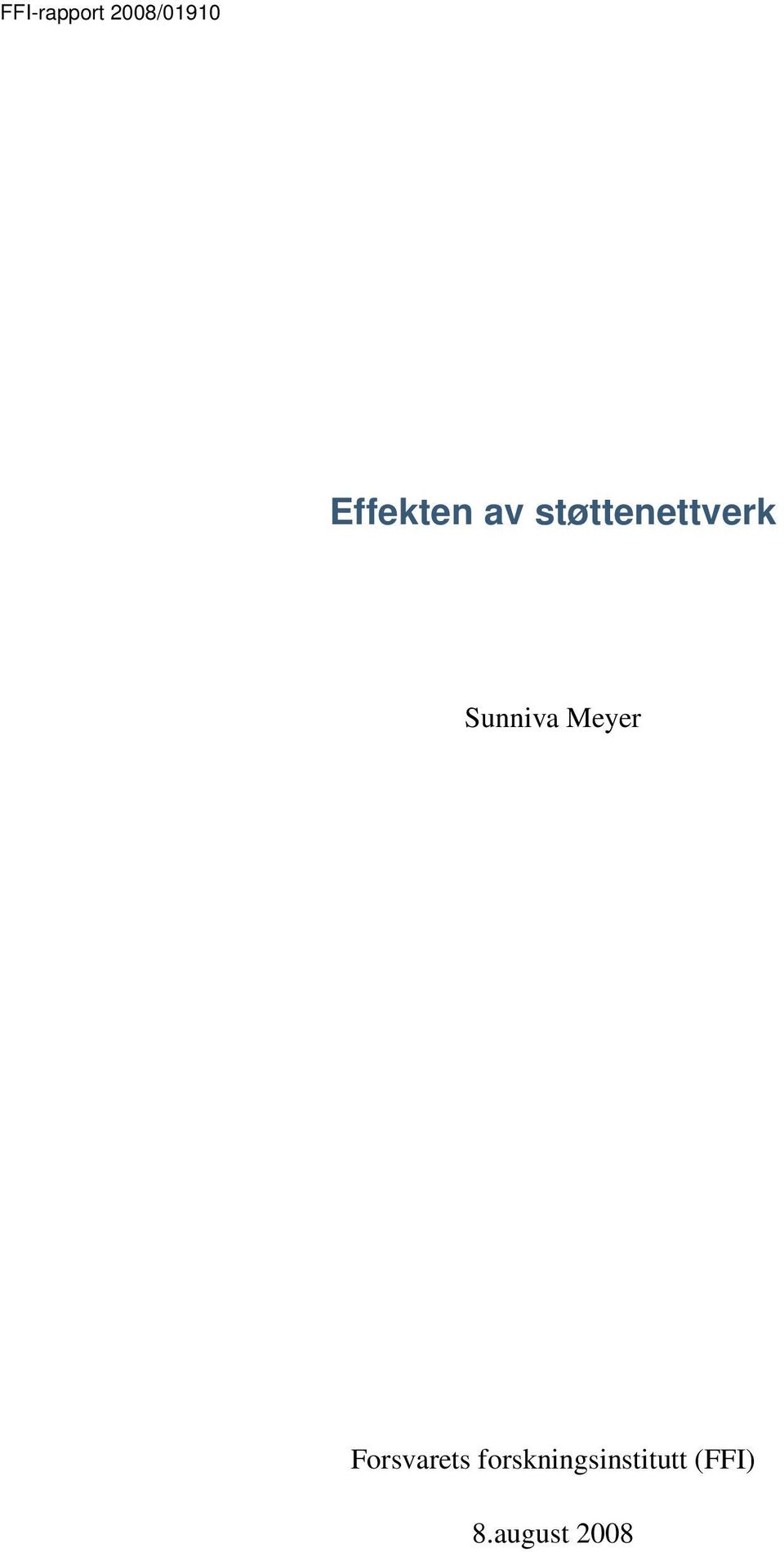 Sunniva Meyer Forsvarets