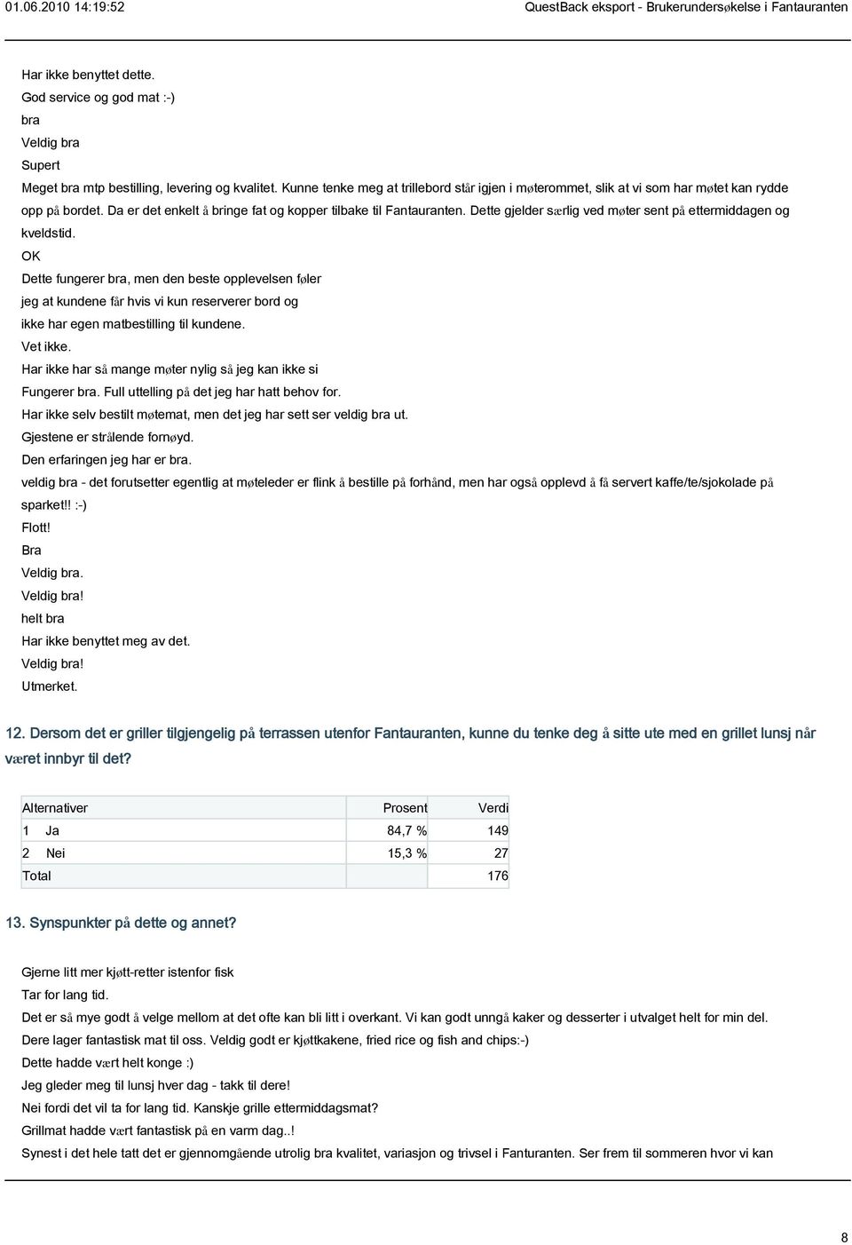 Dette gjelder særlig ved møter sent på ettermiddagen og kveldstid.