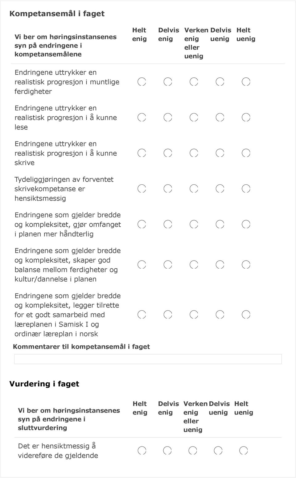 mer håndterlig Endringene som gjelder bredde og kompleksitet, skaper god balanse mellom ferdigheter og kultur/dannelse i planen Endringene som gjelder bredde og kompleksitet, legger