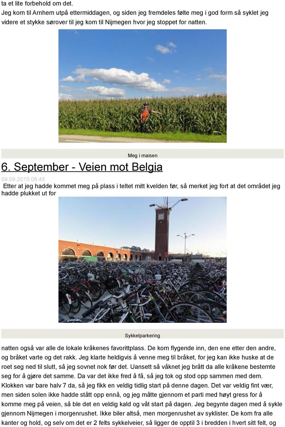September - Veien mot Belgia 09.