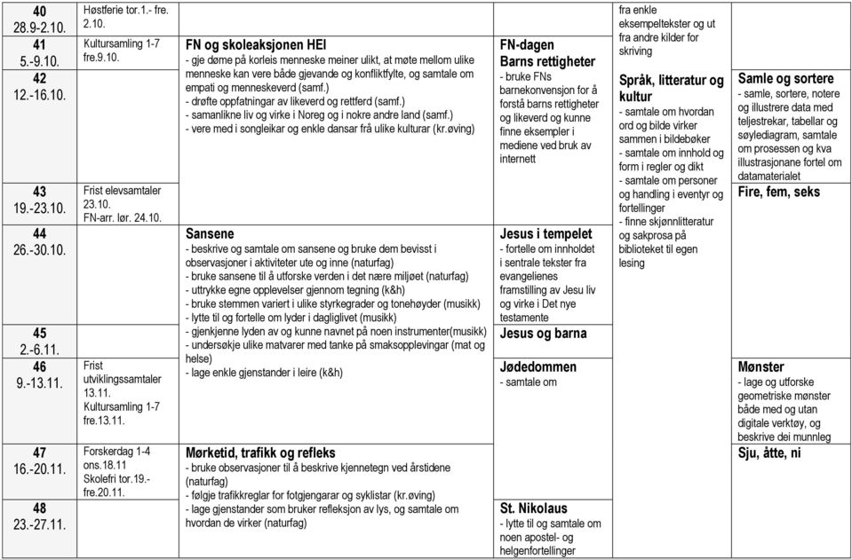 Kultursamling 1-7 fre.13.11.