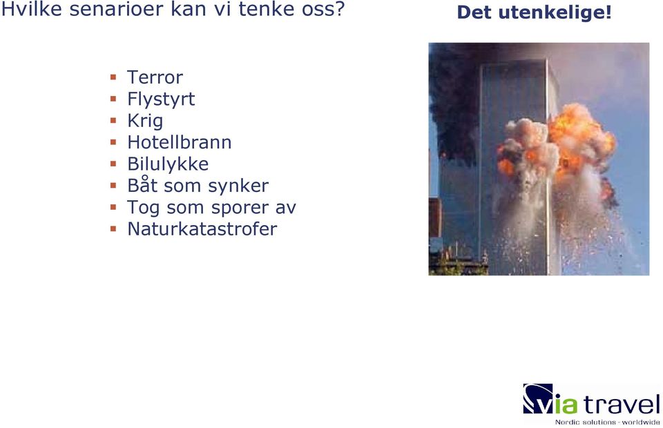 Terror Flystyrt Krig Hotellbrann