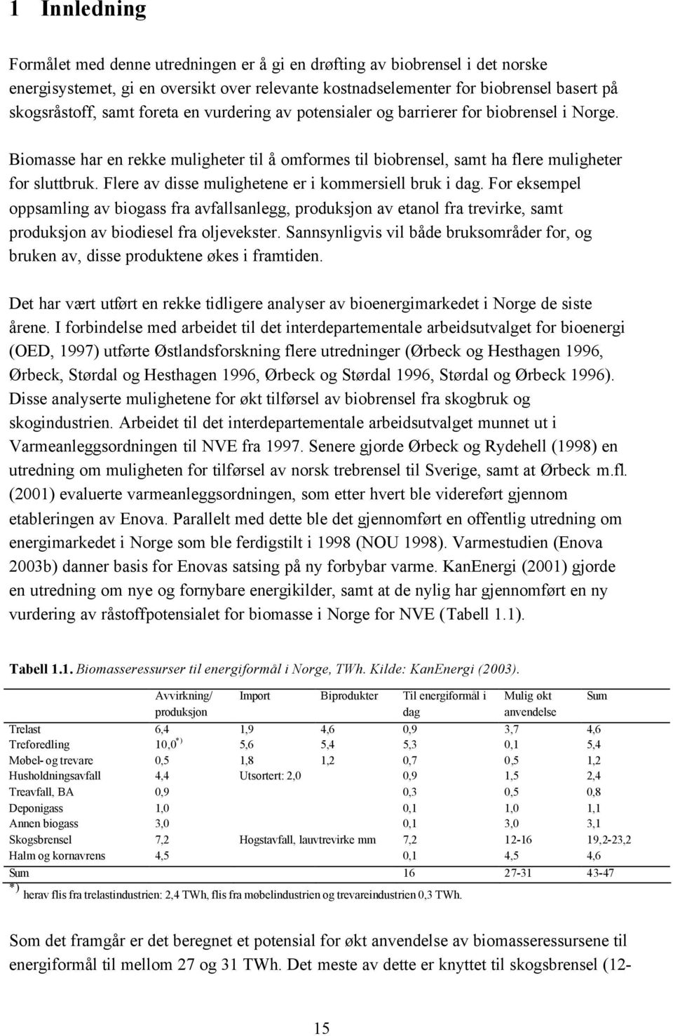 Flere av disse mulighetene er i kommersiell bruk i dag. For eksempel oppsamling av biogass fra avfallsanlegg, produksjon av etanol fra trevirke, samt produksjon av biodiesel fra oljevekster.