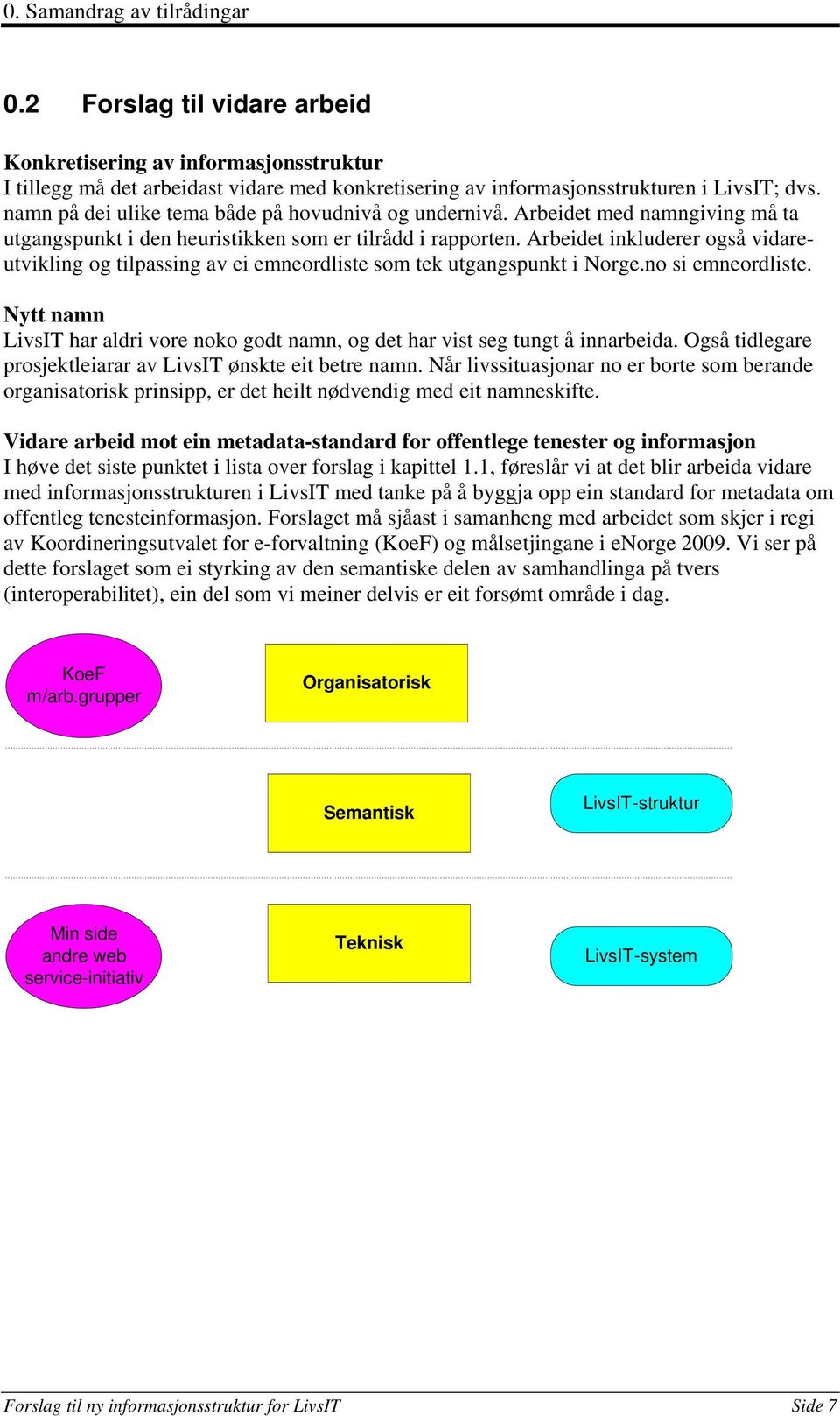 Arbeidet inkluderer også vidareutvikling og tilpassing av ei emneordliste som tek utgangspunkt i Norge.no si emneordliste.