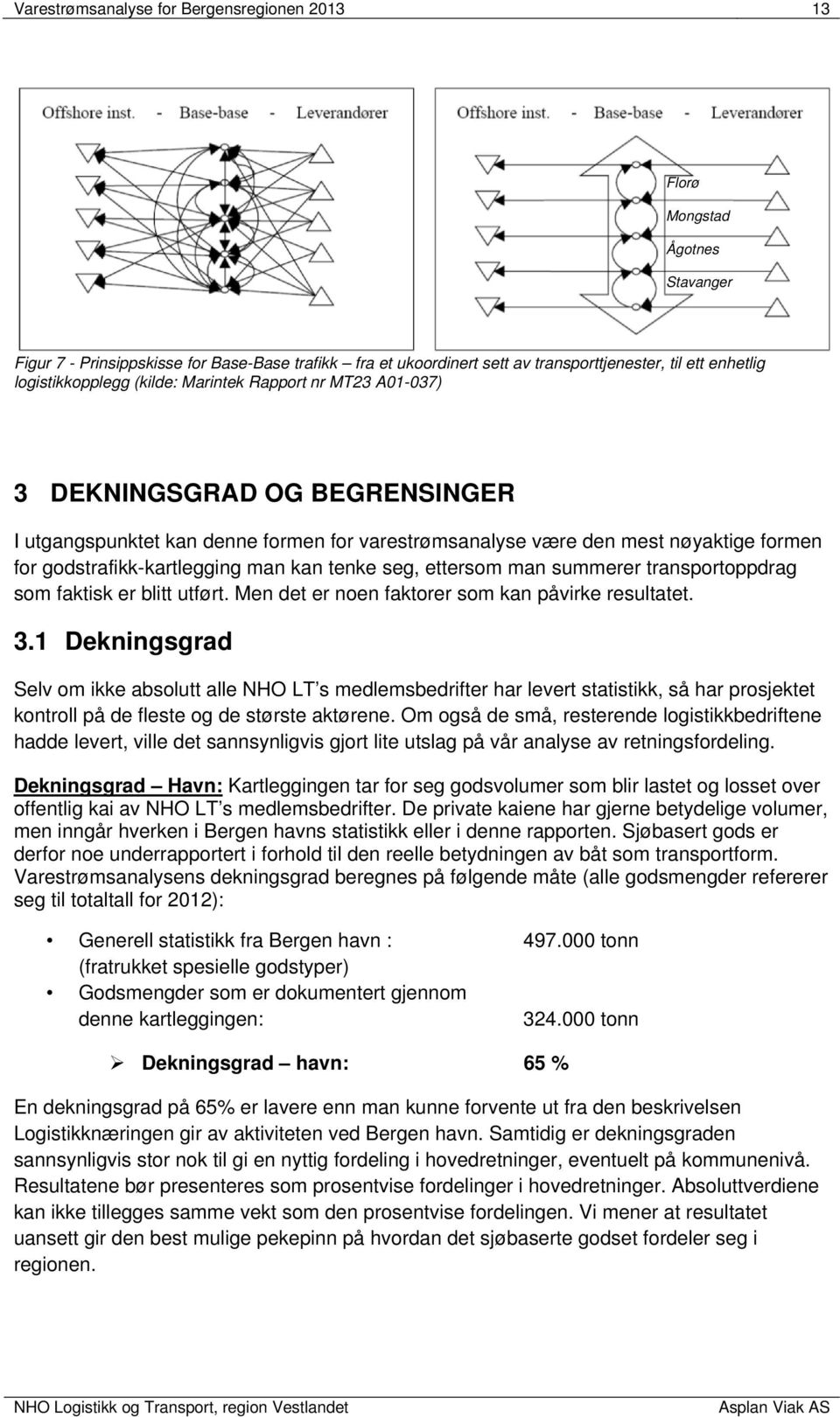 godstrafikk-kartlegging man kan tenke seg, ettersom man summerer transportoppdrag som faktisk er blitt utført. Men det er noen faktorer som kan påvirke resultatet. 3.