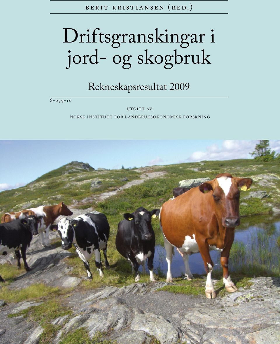 skogbruk Rekneskapsresultat 2009