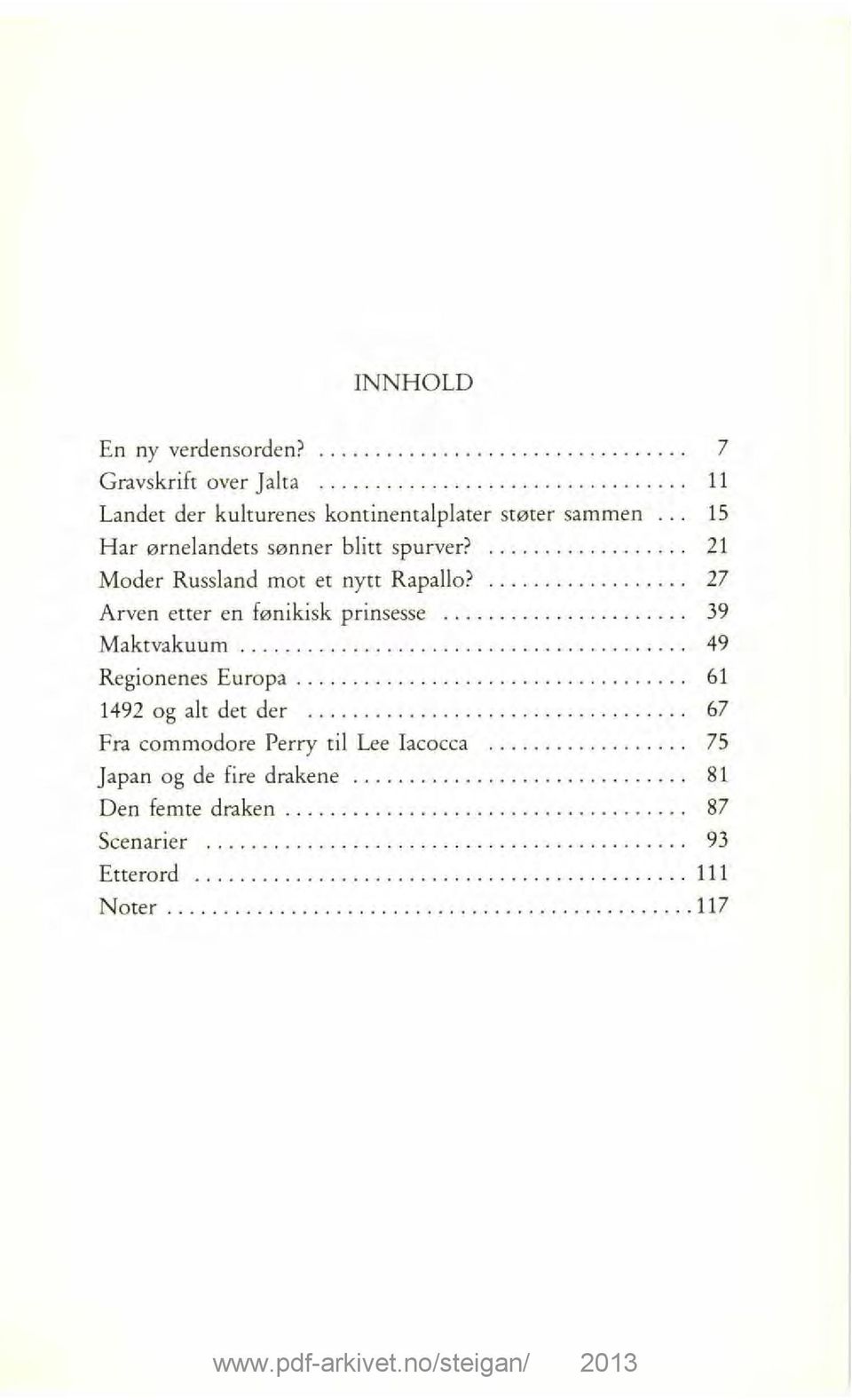 sønner blitt spurver? 21 Moder Russland mot et nytt Rapallo?