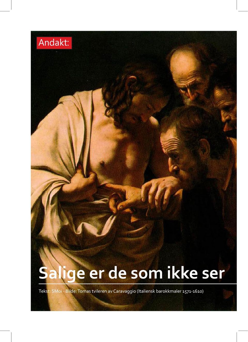 Tomas tvileren av Caravaggio