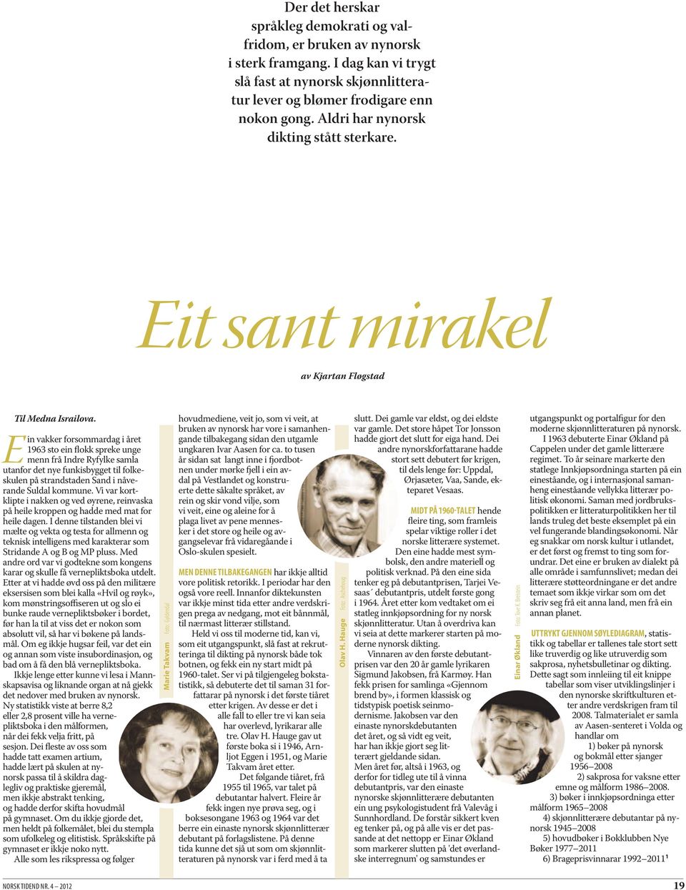 Ein vakker forsommardag i året 1963 sto ein flokk spreke unge menn frå Indre Ryfylke samla utanfor det nye funkisbygget til folkeskulen på strandstaden Sand i nåverande Suldal kommune.