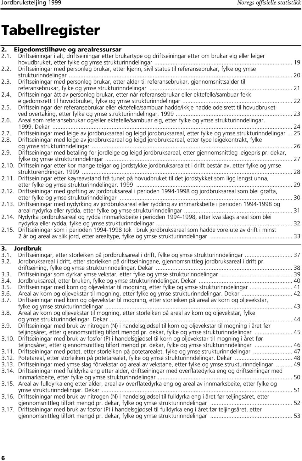 Driftseiningar med personleg brukar etter alder til referansebrukar gjennomsnittsalder til referansebrukar fylke og ymse strukturinndelingar... 21 2.4.