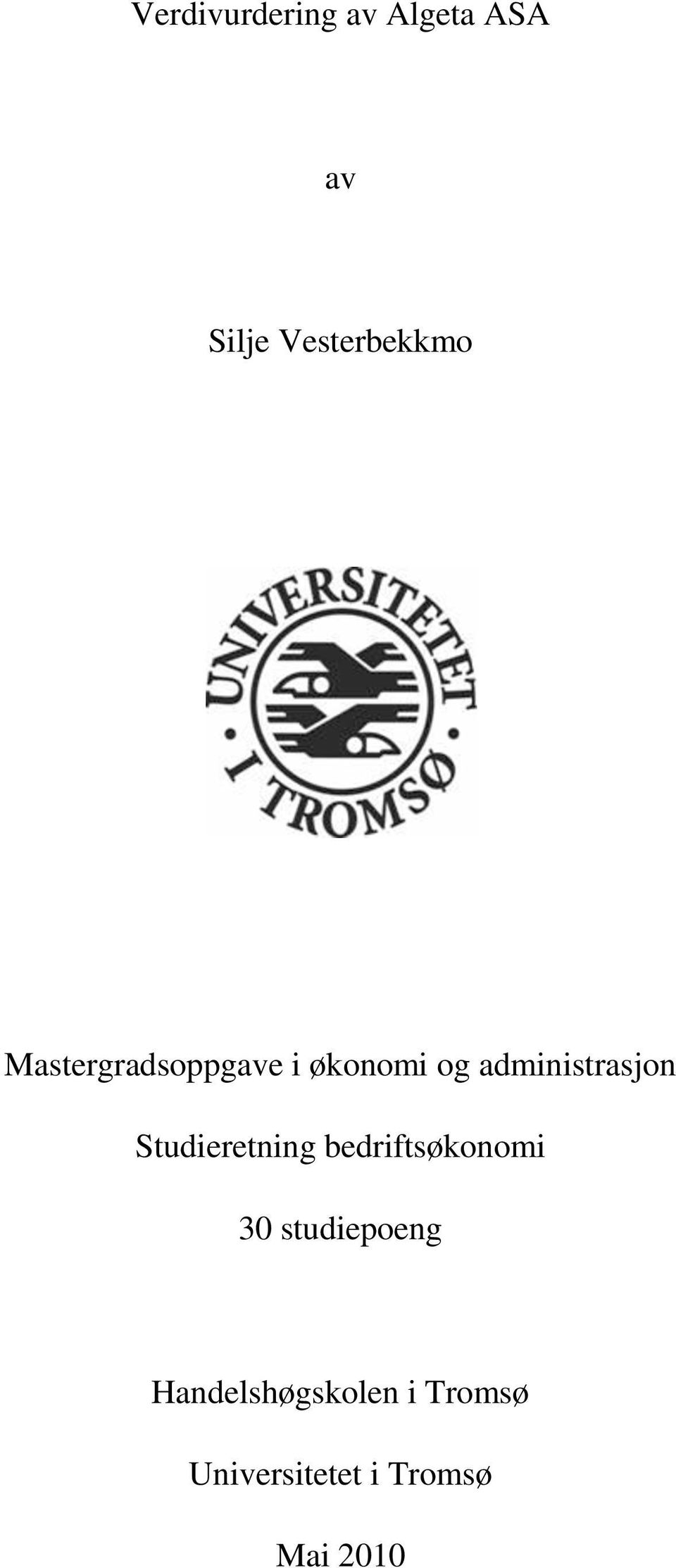 administrasjon Studieretning bedriftsøkonomi 30