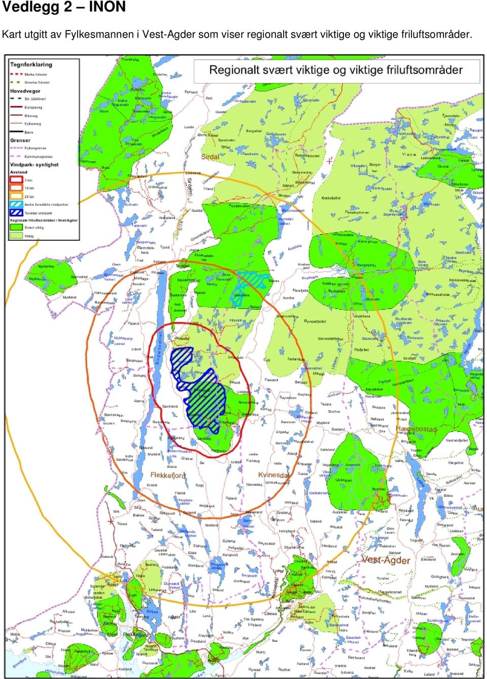 viser regionalt svært viktige