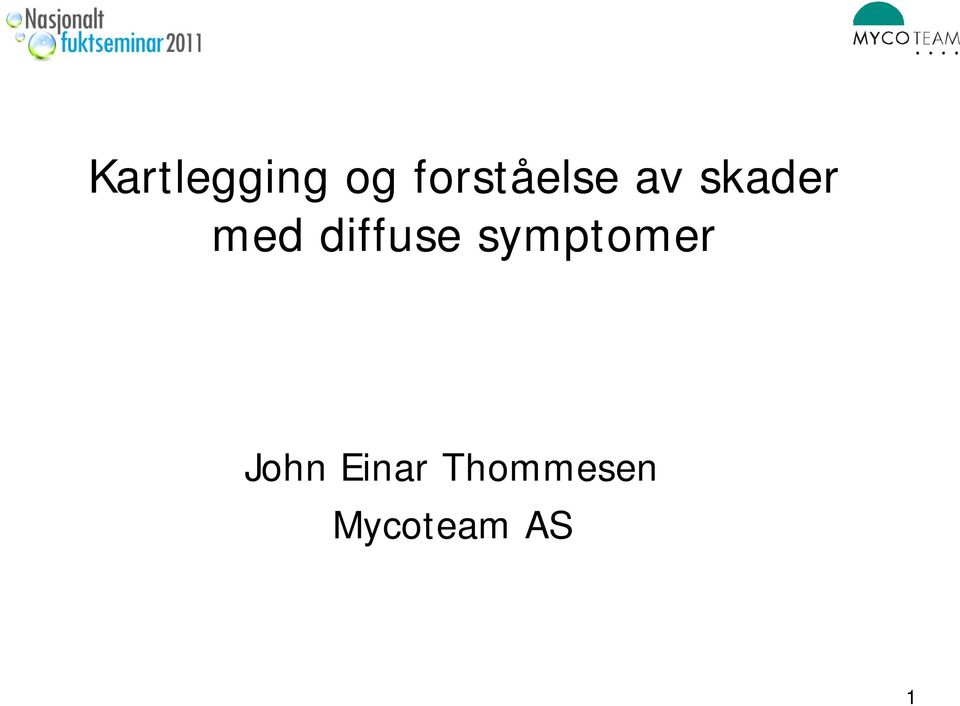 med diffuse symptomer