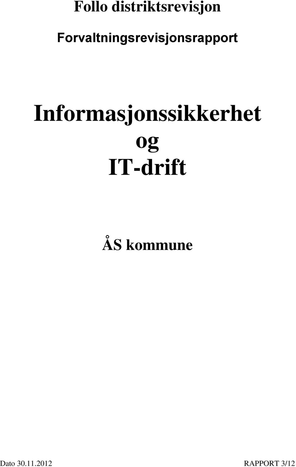 Informasjonssikkerhet og