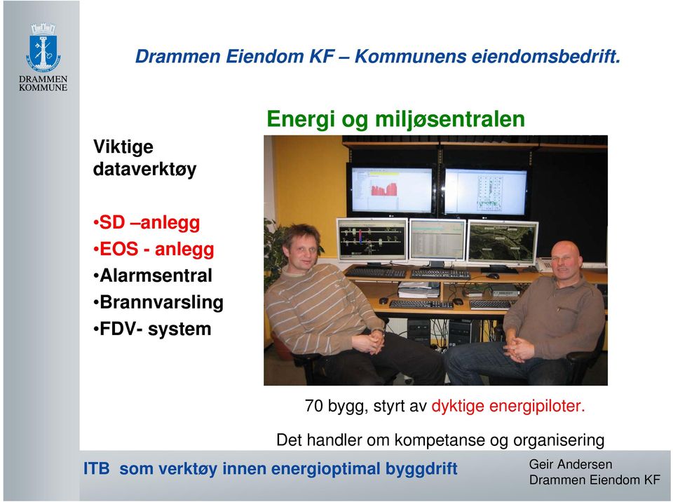 anlegg EOS - anlegg Alarmsentral Brannvarsling FDV-