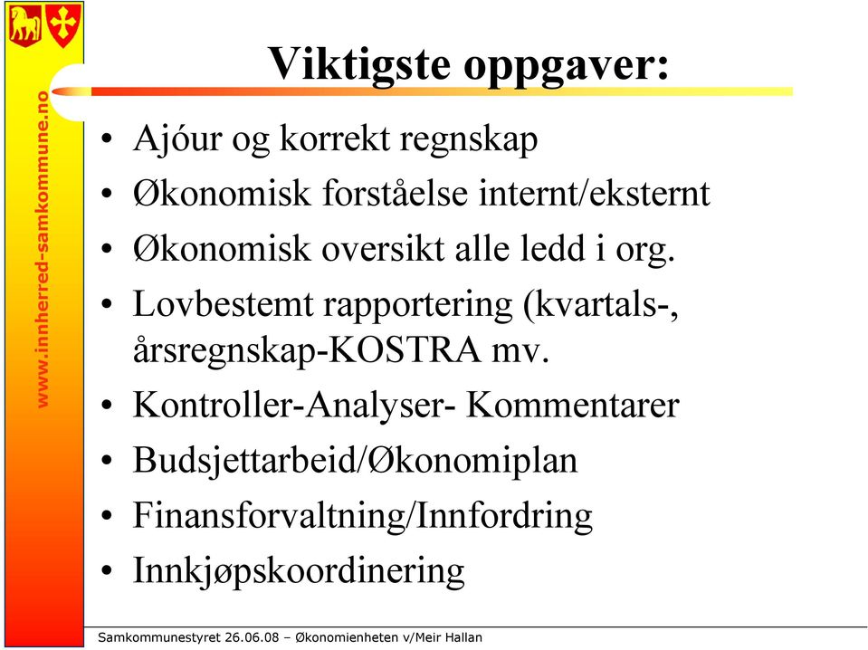 oversikt alle ledd i org.