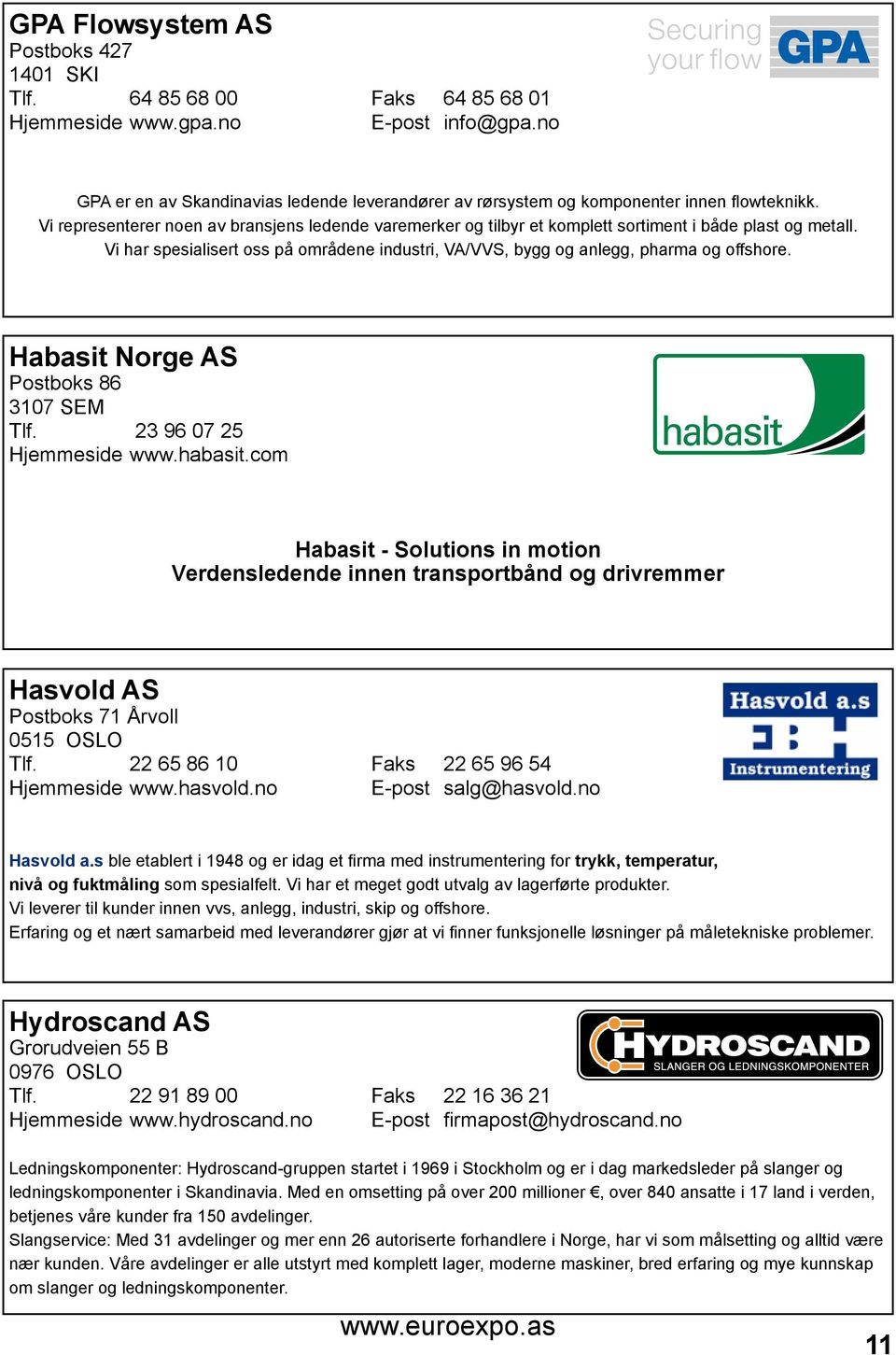 Vi representerer noen av bransjens ledende varemerker og tilbyr et komplett sortiment i både plast og metall. Vi har spesialisert oss på områdene industri, VA/VVS, bygg og anlegg, pharma og offshore.