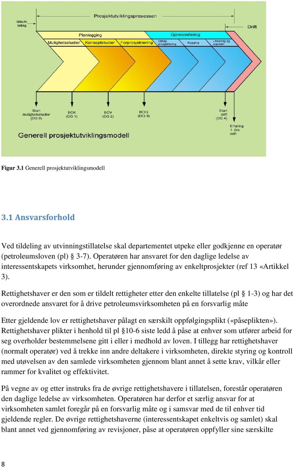 Rettighetshaver er den som er tildelt rettigheter etter den enkelte tillatelse (pl 1-3) og har det overordnede ansvaret for å drive petroleumsvirksomheten på en forsvarlig måte Etter gjeldende lov er