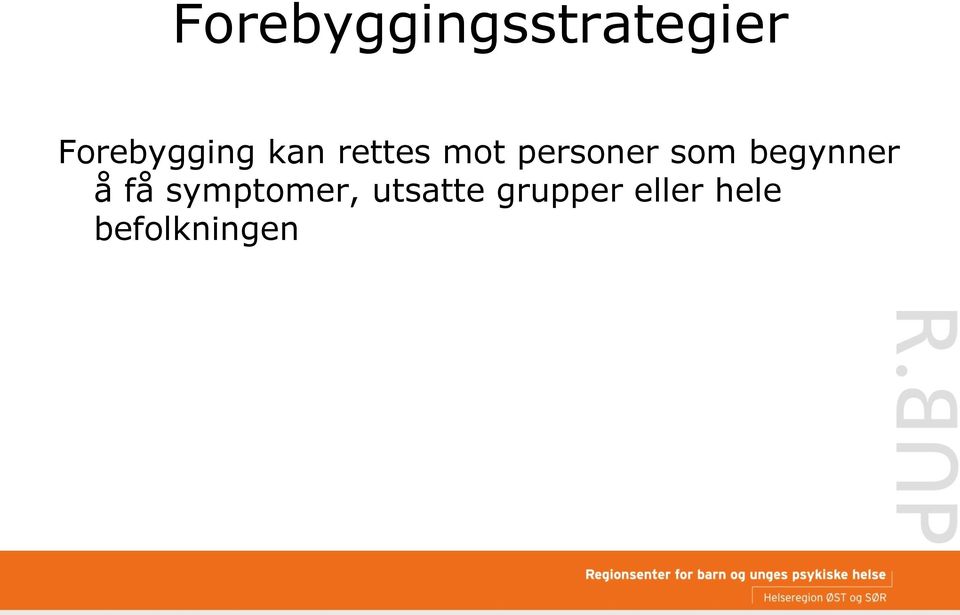 personer som begynner å få