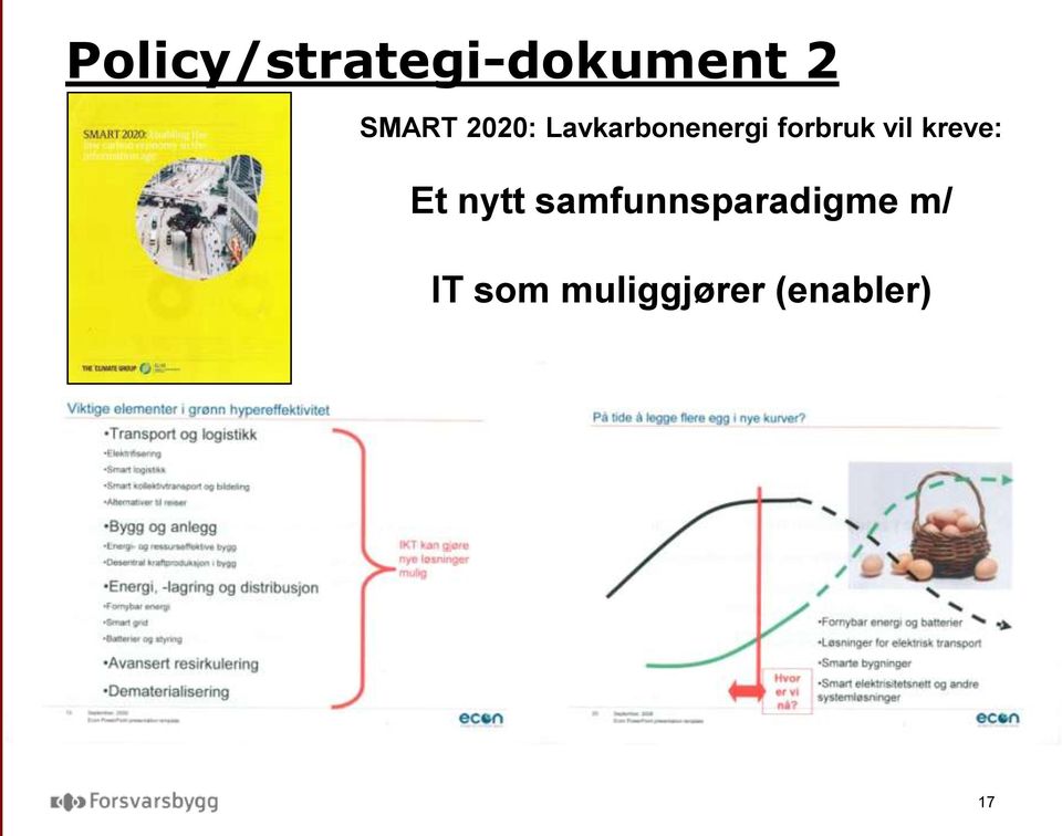 kreve: Et nytt samfunnsparadigme