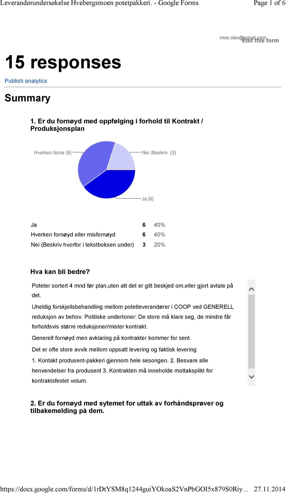 plan,uten att det er gitt beskjed om,eller gjort avtale på det. Uheldig forskjellsbehandling mellom potetleverandører i COOP ved GENERELL reduksjon av behov.