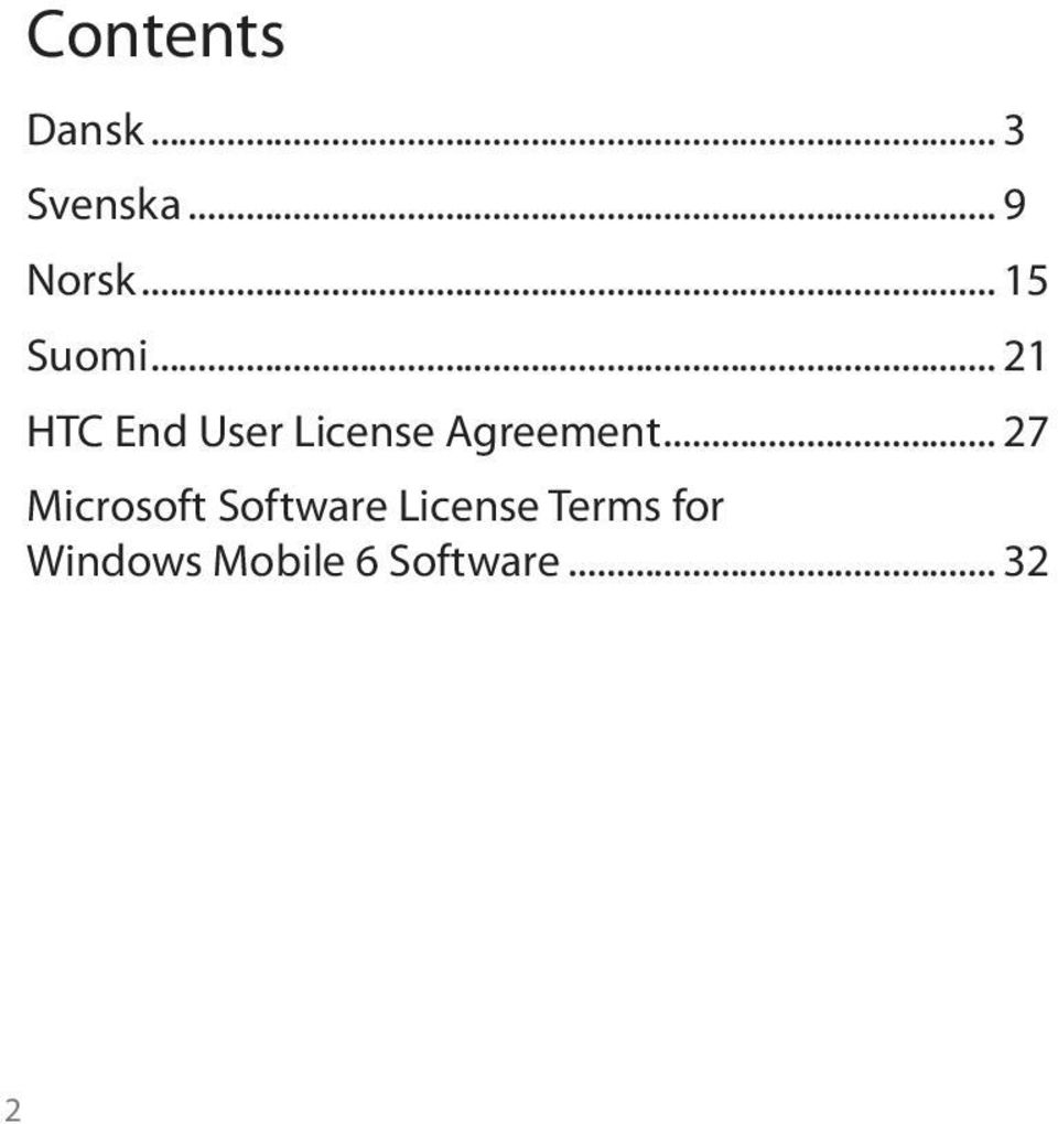 .. 21 HTC End User License Agreement.