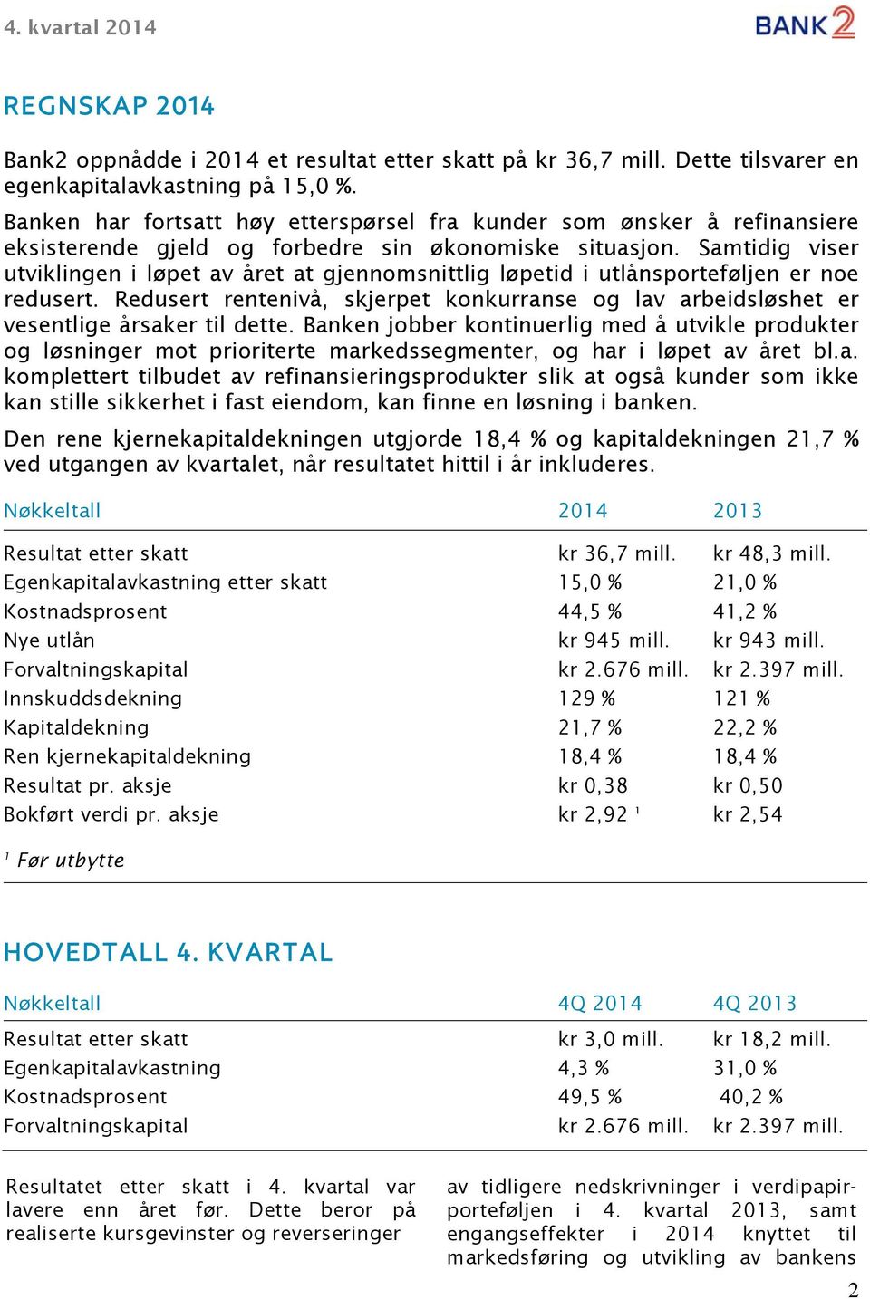 Samtidig viser utviklingen i løpet av året at gjennomsnittlig løpetid i utlånsporteføljen er noe redusert.