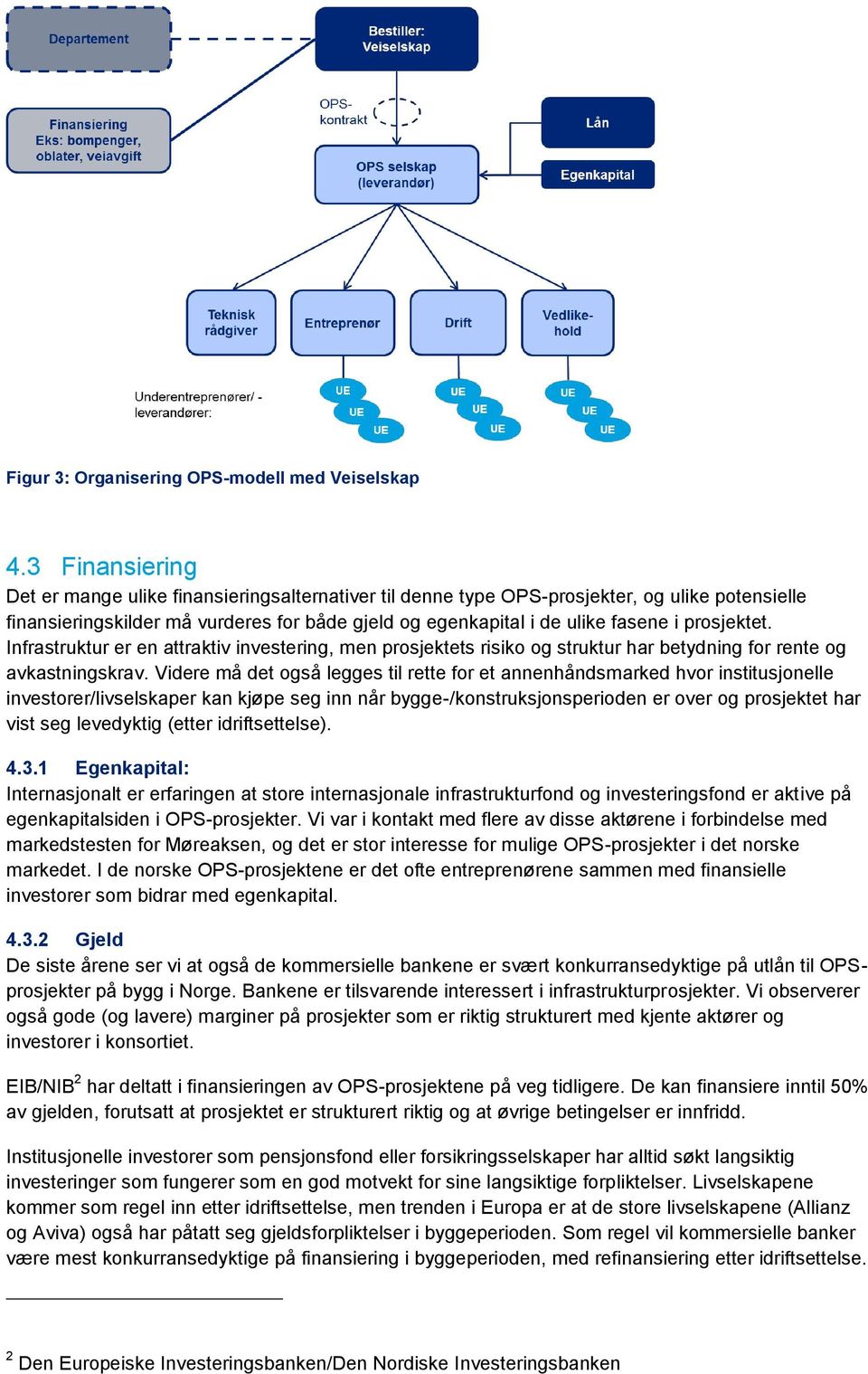 prosjektet. Infrastruktur er en attraktiv investering, men prosjektets risiko og struktur har betydning for rente og avkastningskrav.