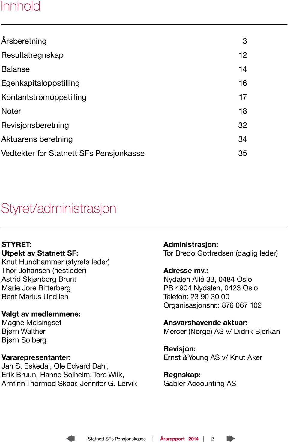 av medlemmene: Magne Meisingset Bjørn Walther Bjørn Solberg Vararepresentanter: Jan S. Eskedal, Ole Edvard Dahl, Erik Bruun, Hanne Solheim, Tore Wiik, Arnfinn Thormod Skaar, Jennifer G.