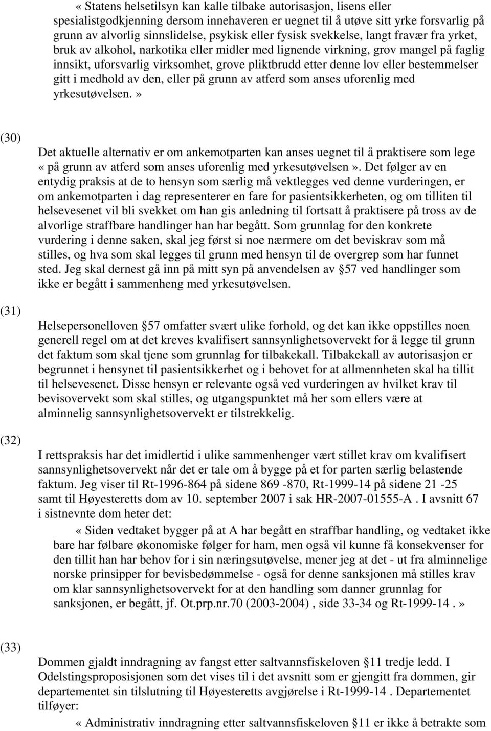 bestemmelser gitt i medhold av den, eller på grunn av atferd som anses uforenlig med yrkesutøvelsen.