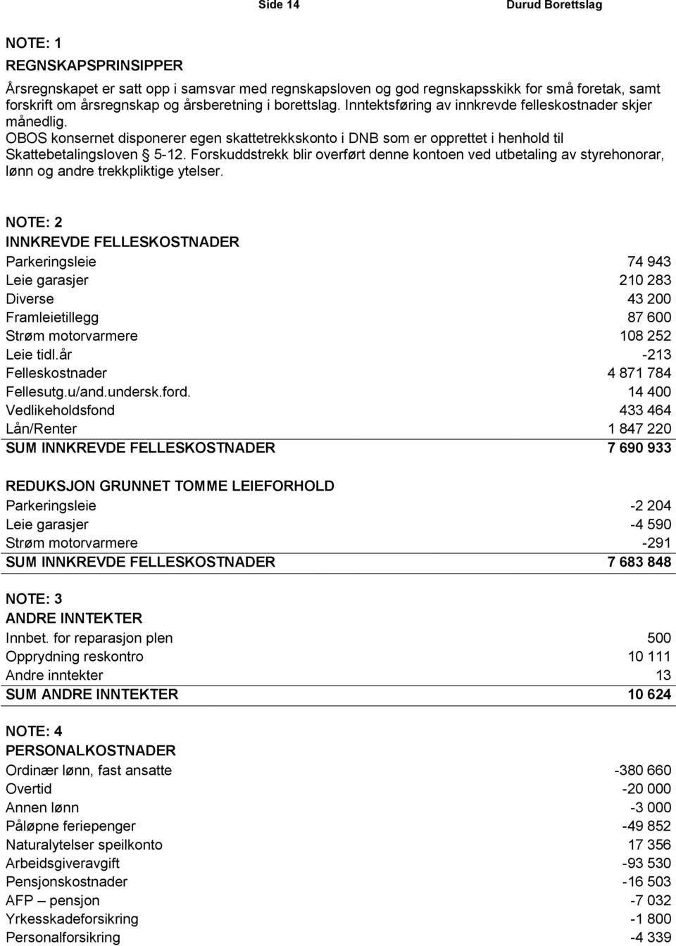 Forskuddstrekk blir overført denne kontoen ved utbetaling av styrehonorar, lønn og andre trekkpliktige ytelser.