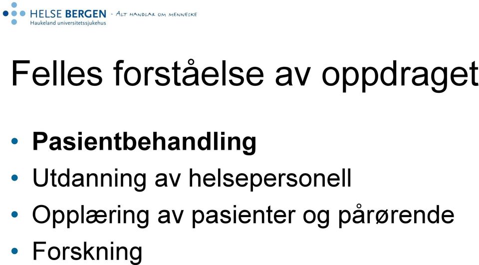 helsepersonell Opplæring av