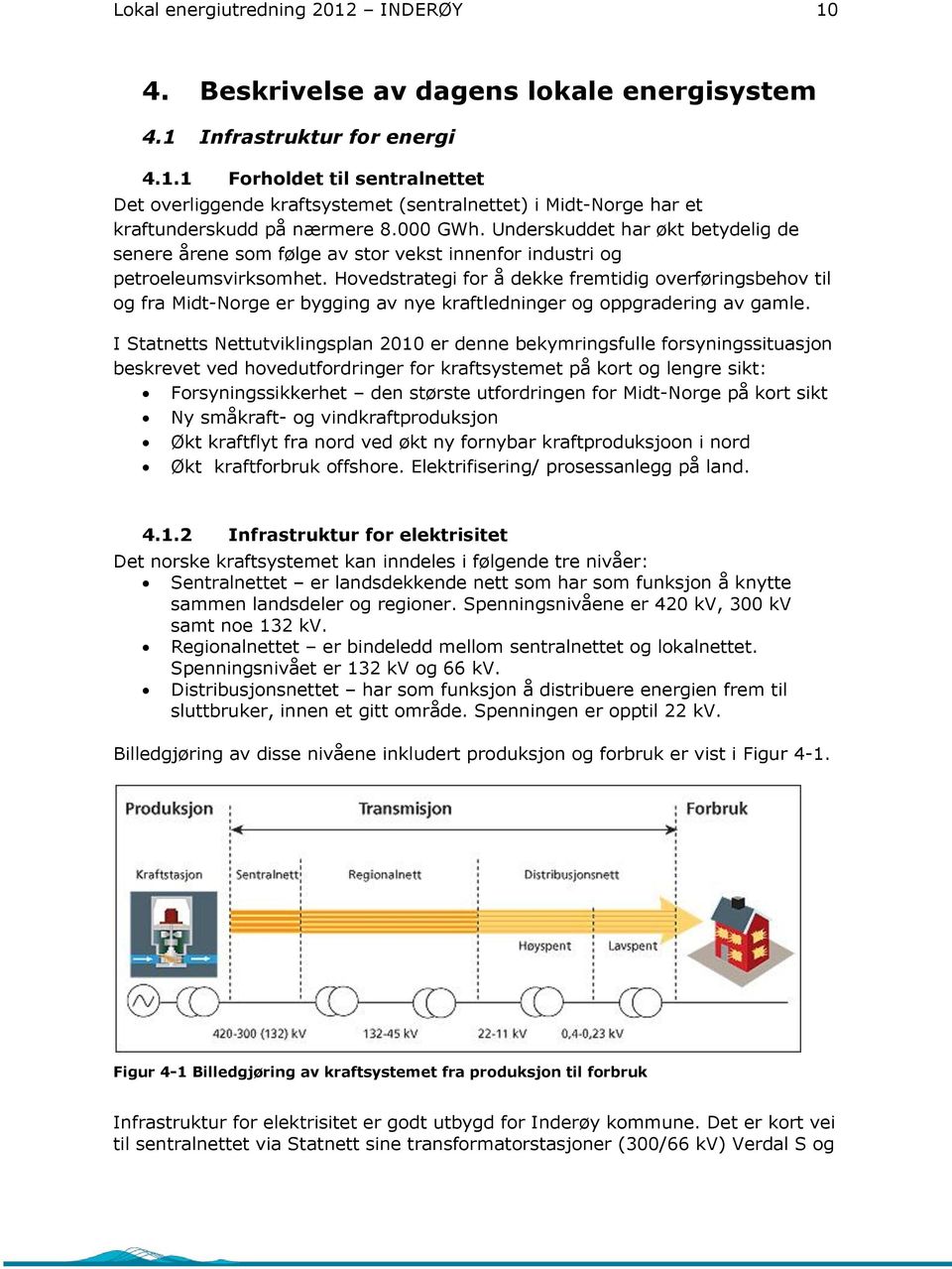 Hovedstrategi for å dekke fremtidig overføringsbehov til og fra Midt-Norge er bygging av nye kraftledninger og oppgradering av gamle.