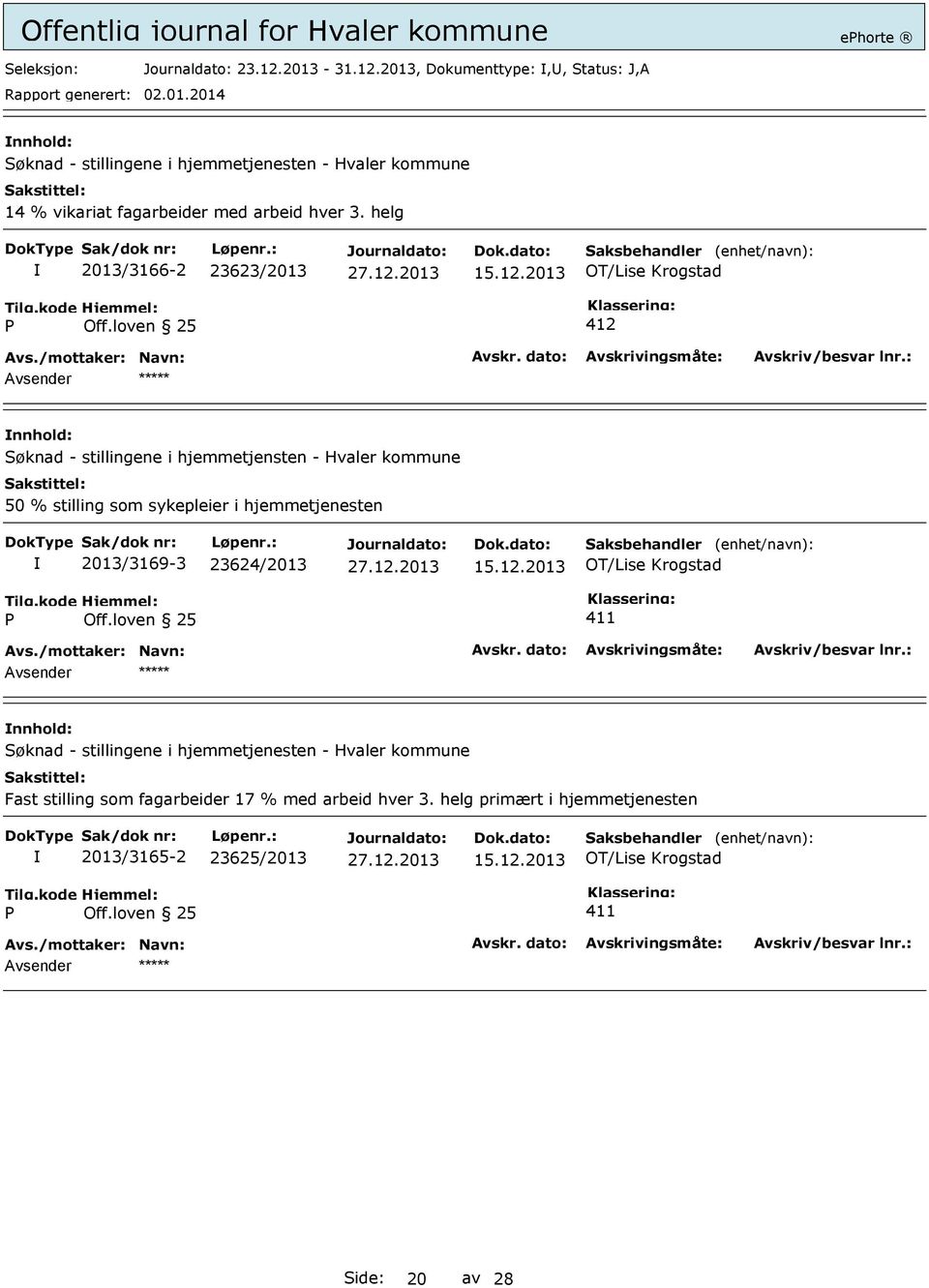 helg 2013/3166-2 23623/2013 15.12.2013 Off.