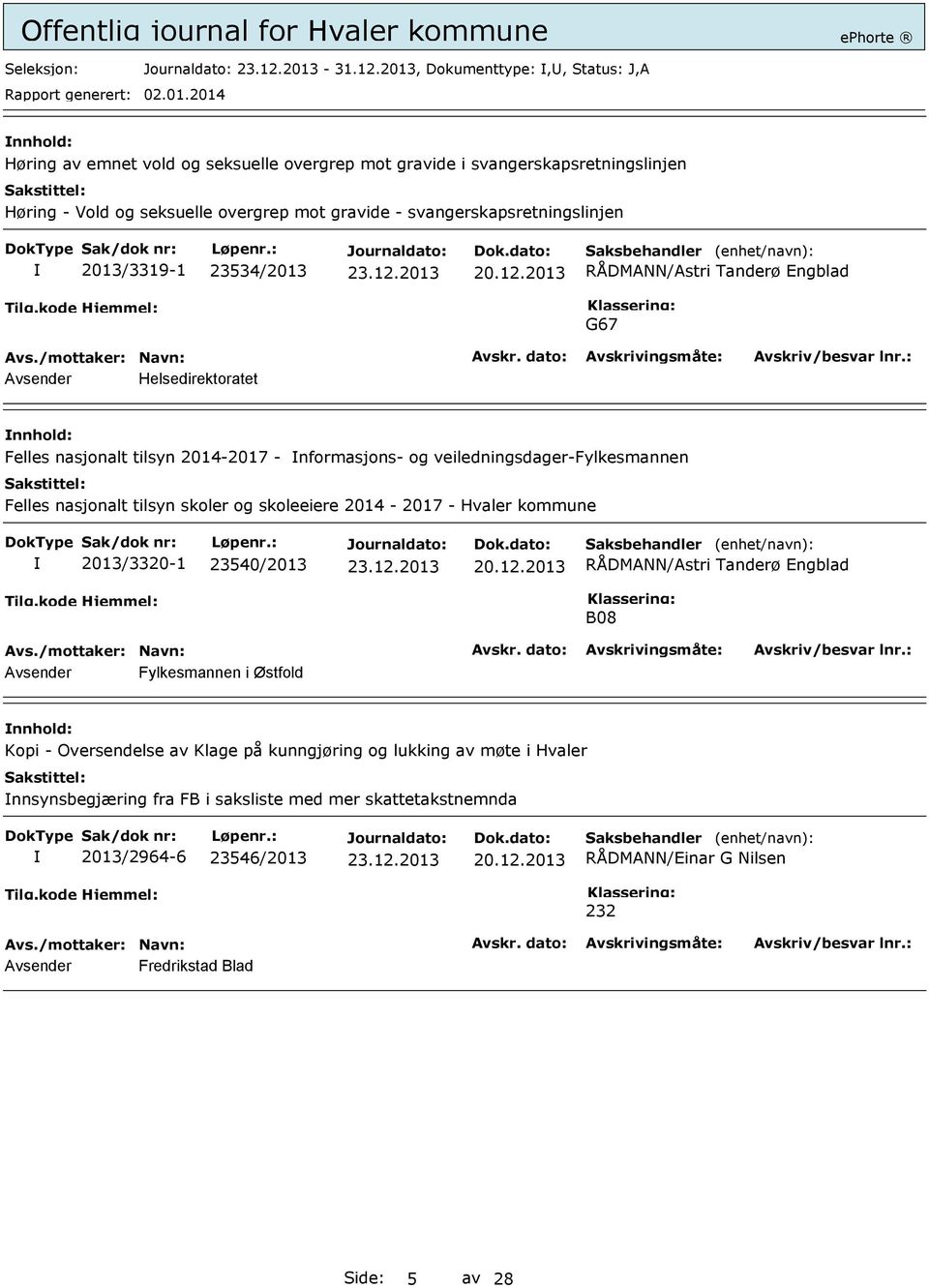 svangerskapsretningslinjen 2013/3319-1 23534/2013 20.12.