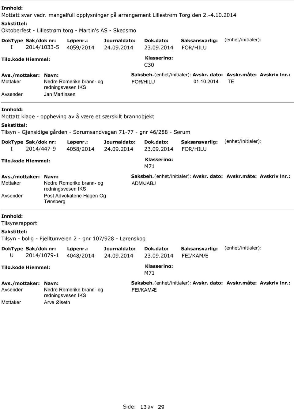 3-5 4059/2014 FOR/HL C30 FOR/HL 01.10.