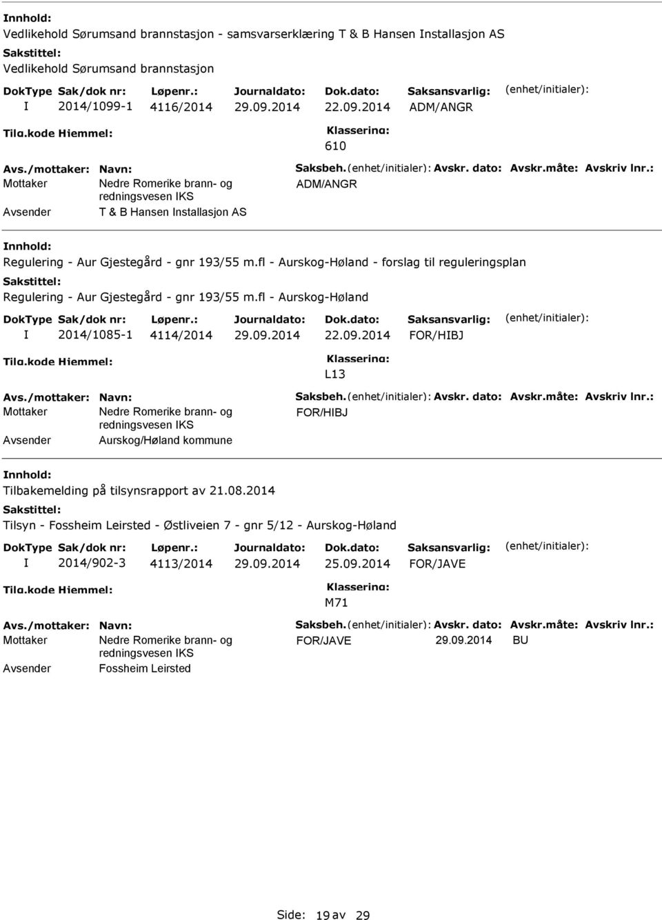 fl - Aurskog-Høland - forslag til reguleringsplan Regulering - Aur Gjestegård - gnr 193/55 m.