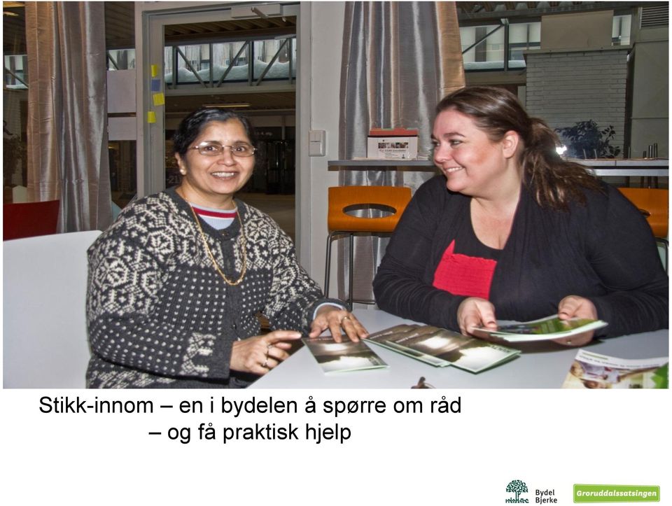 i bydelen å spørre