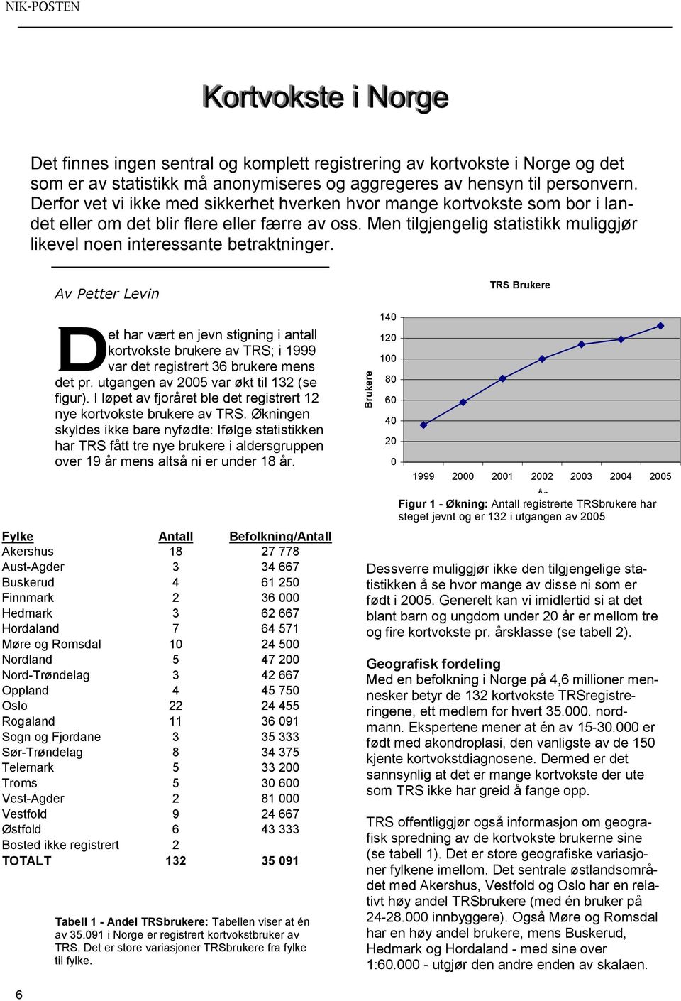 Men tilgjengelig statistikk muliggjør likevel noen interessante betraktninger.