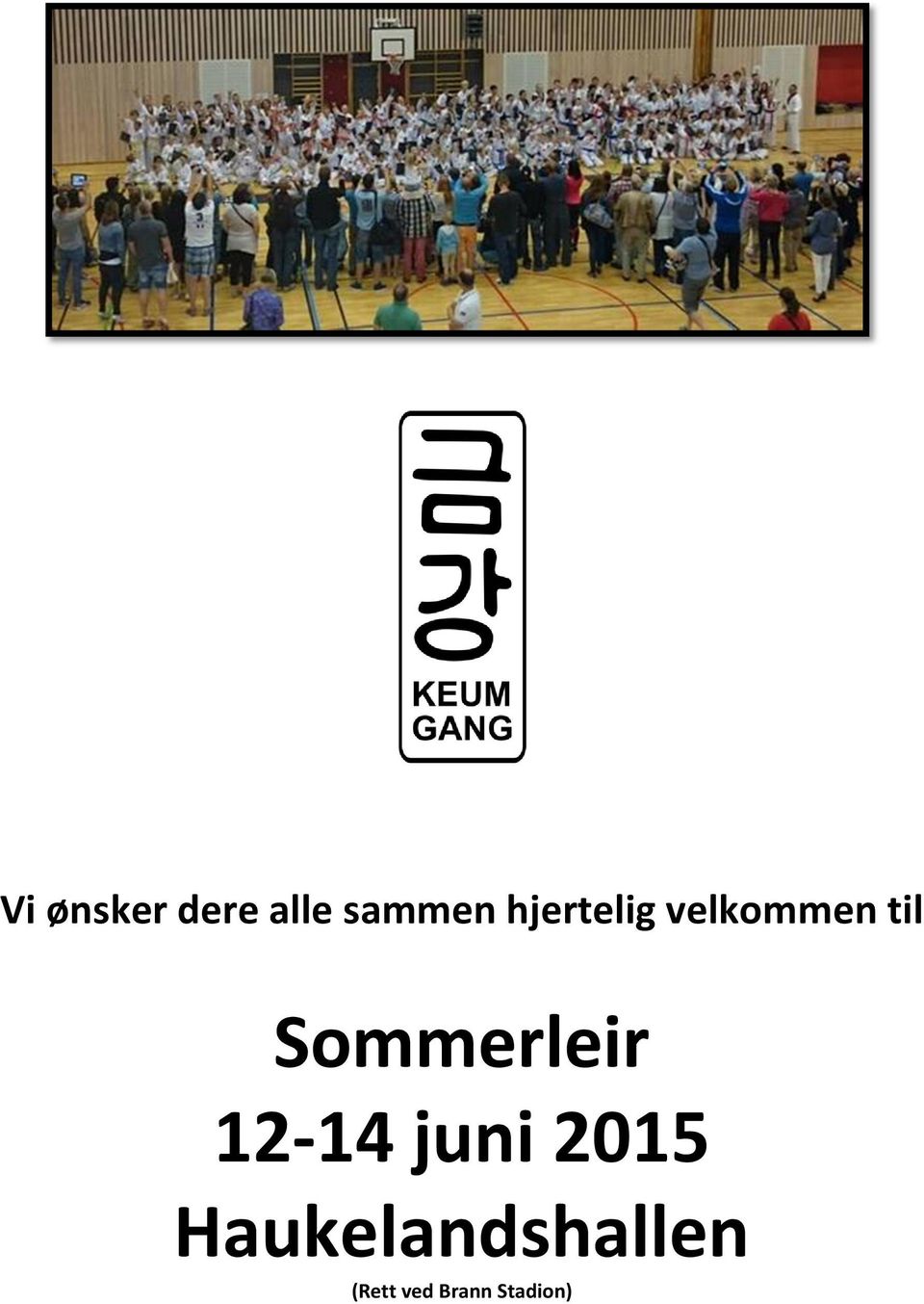 Sommerleir 12-14 juni 2015