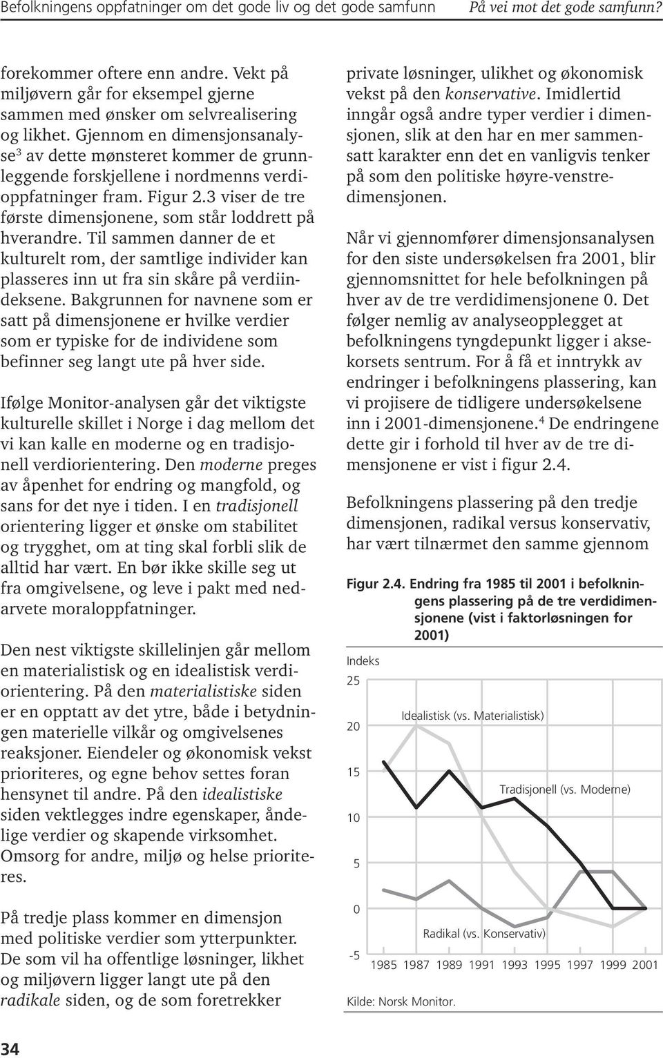 Til sammen danner de et kulturelt rom, der samtlige individer kan plasseres inn ut fra sin skåre på verdiindeksene.